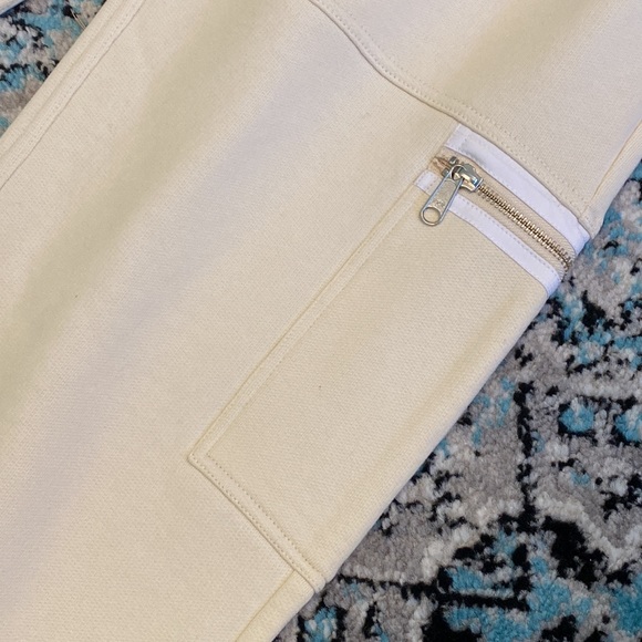 NWT Current Elliott The Leon Sweatpants Joggers in Antique White - Picture 6 of 11